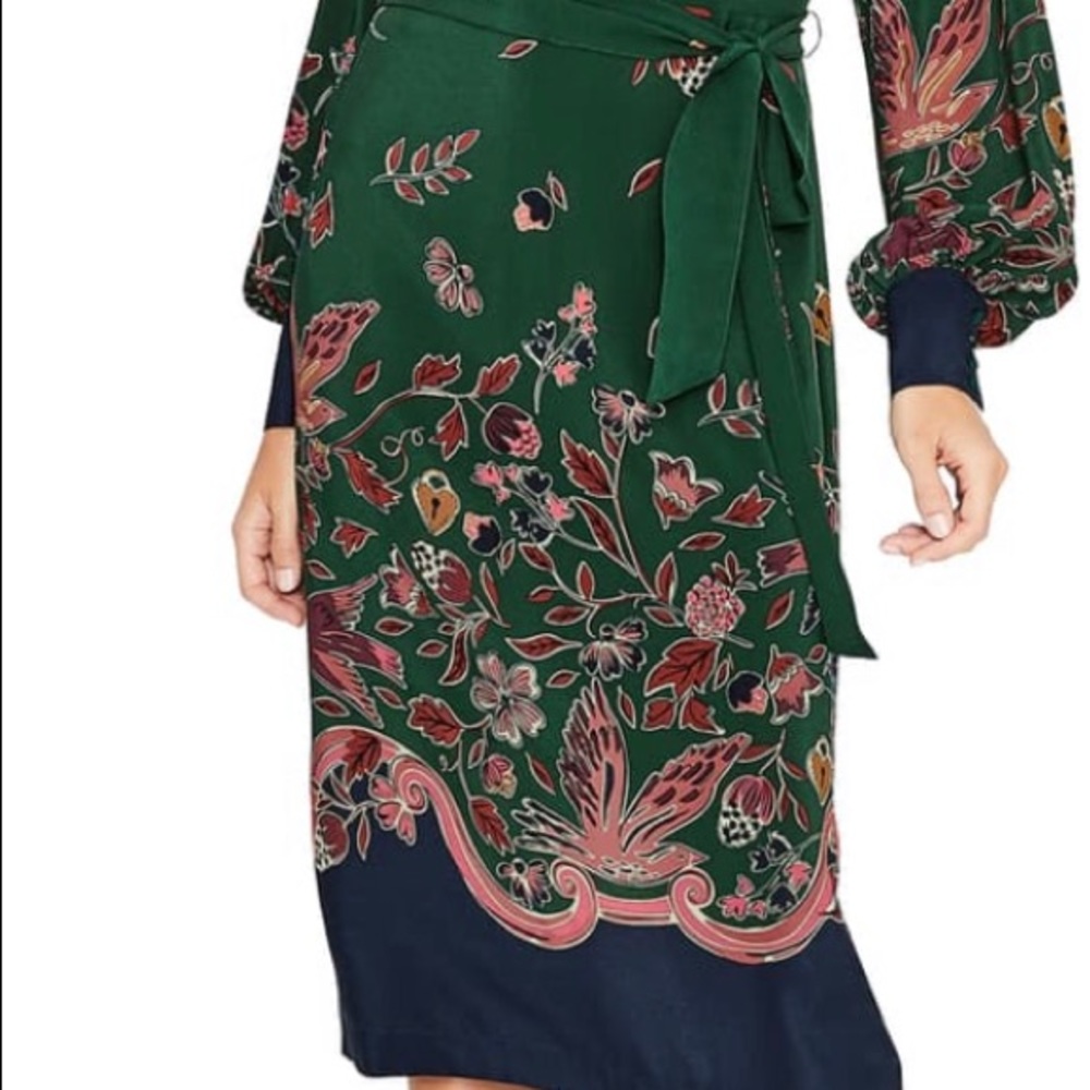 Boden Bonnie Silk Midi Dress